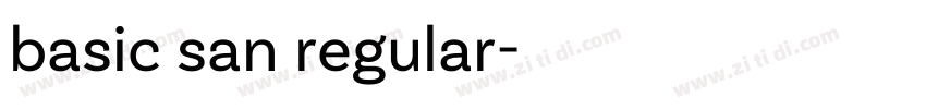 basic san regular字体转换 basic san regular字体转换